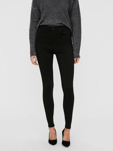 SVART VERO MODA VMSOPHIA SKINNY JEANS