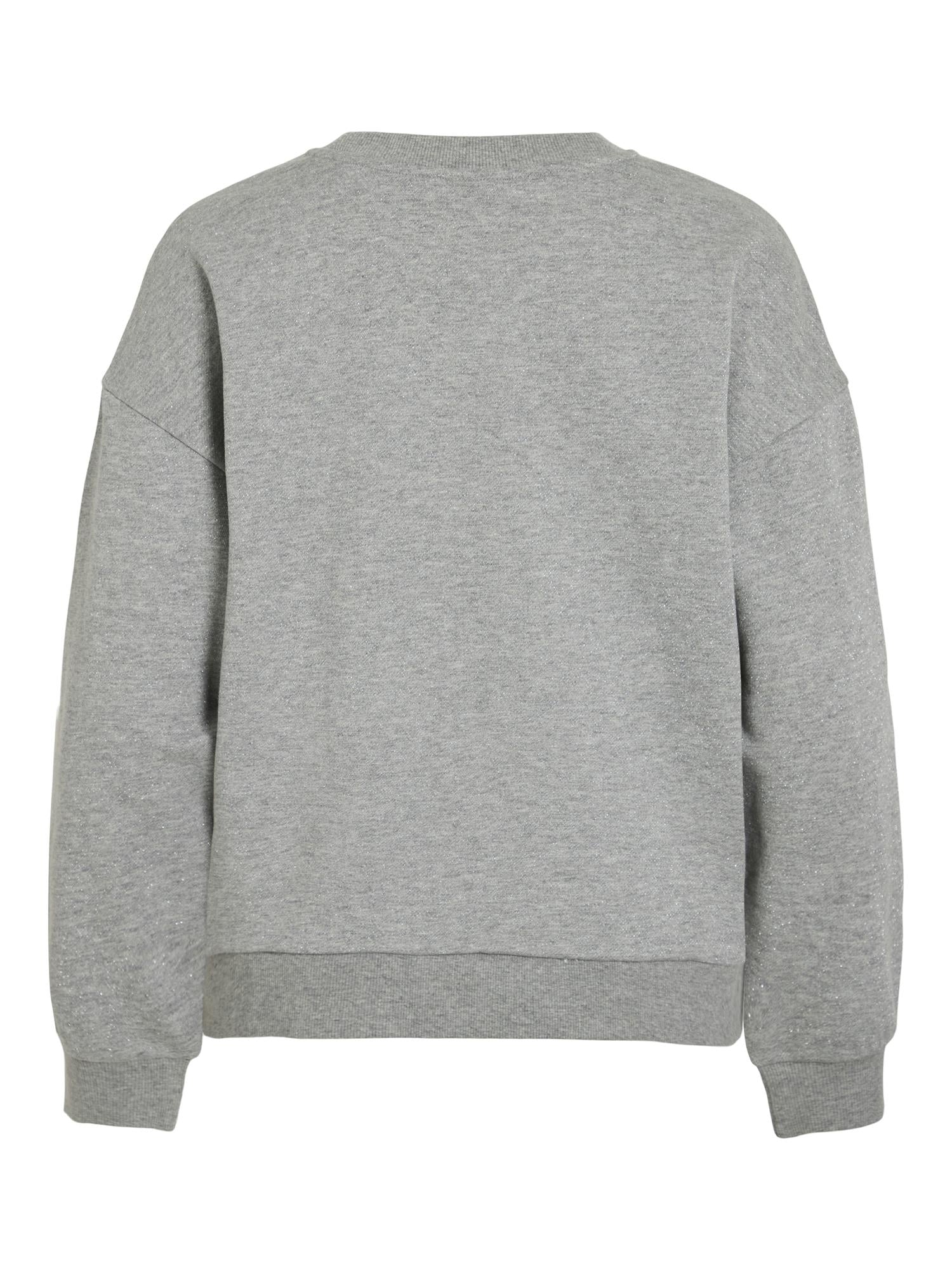 VIMorana O-neck L/S Glitter Top