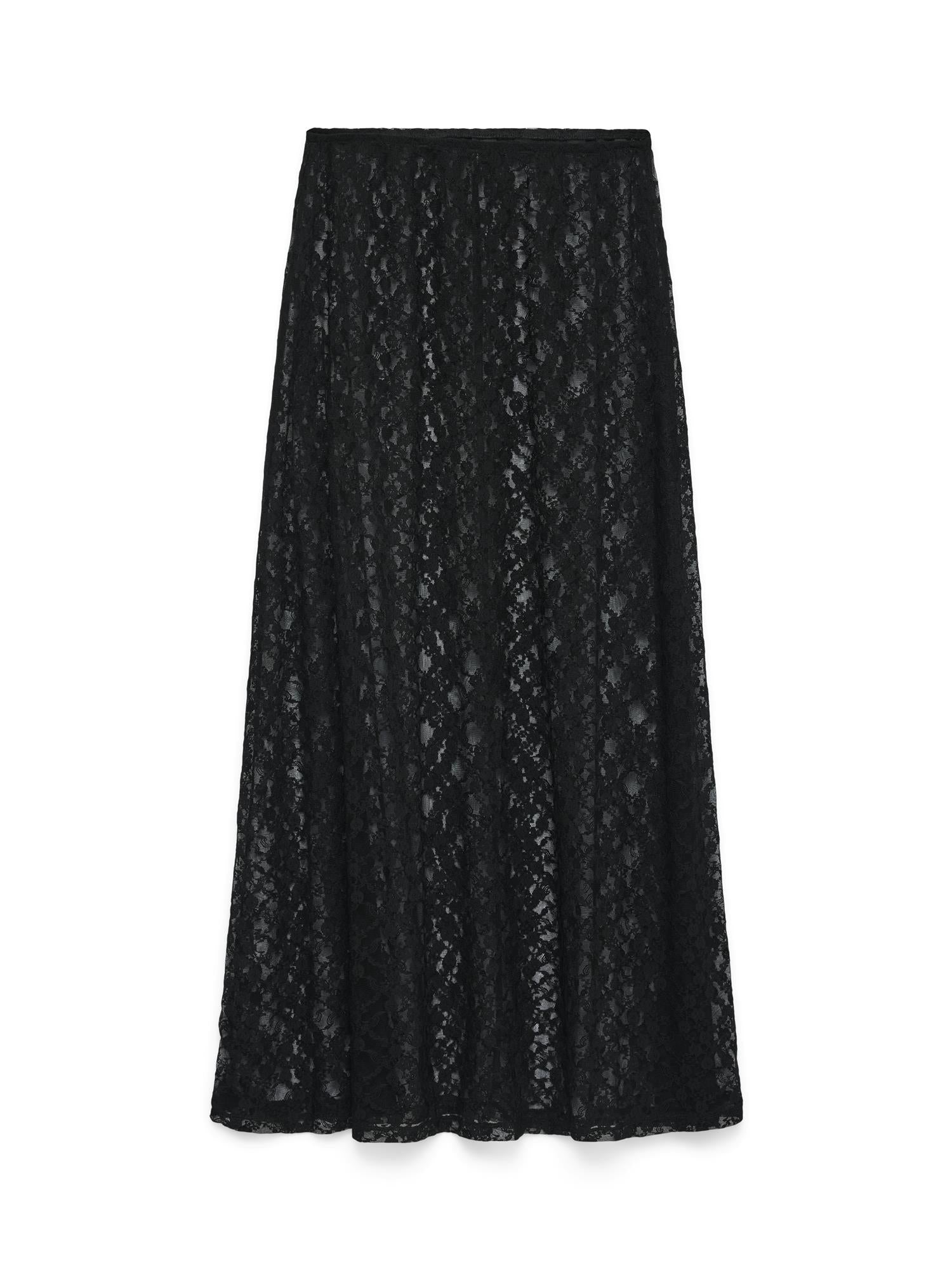 VMCaroline HW Long Lace Skirt JRS EXP