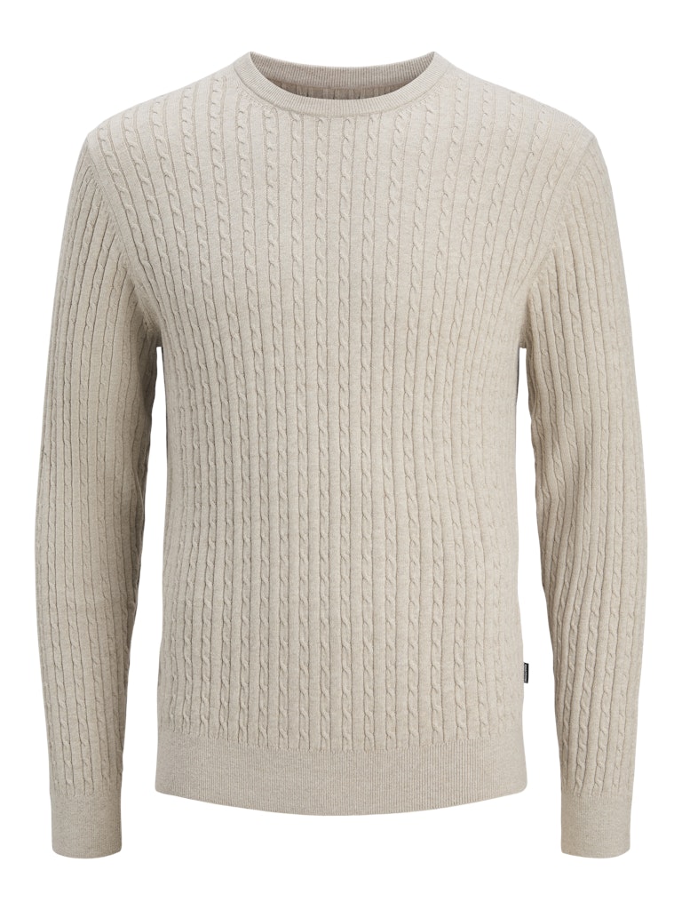 JJEEmil Knit Cable Crew Neck