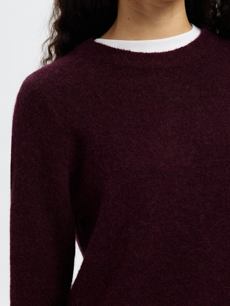 SLFLulu LS Knit Frill Cuff O-Neck NOOS