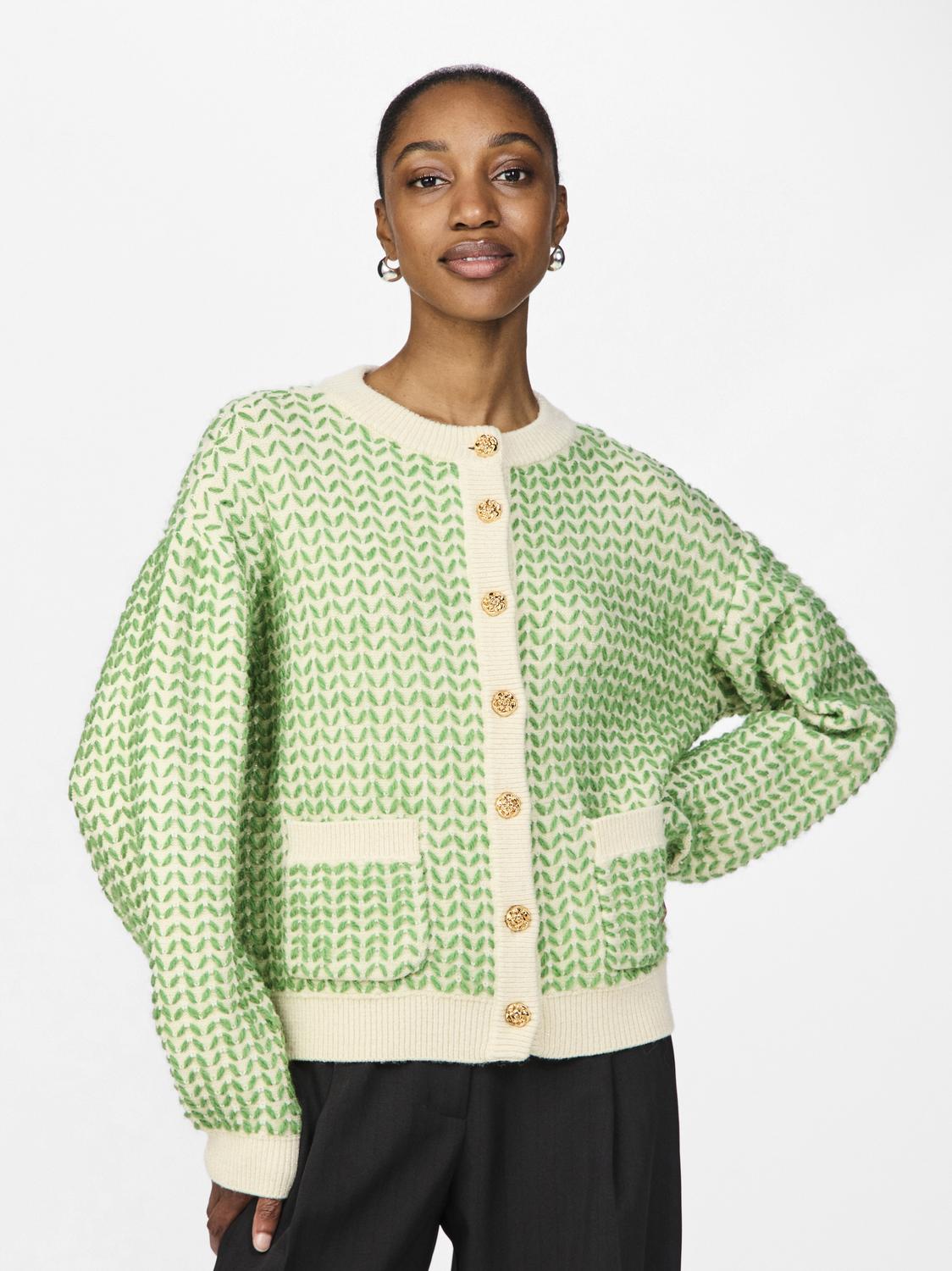 YASGEA LS KNIT CARDIGAN