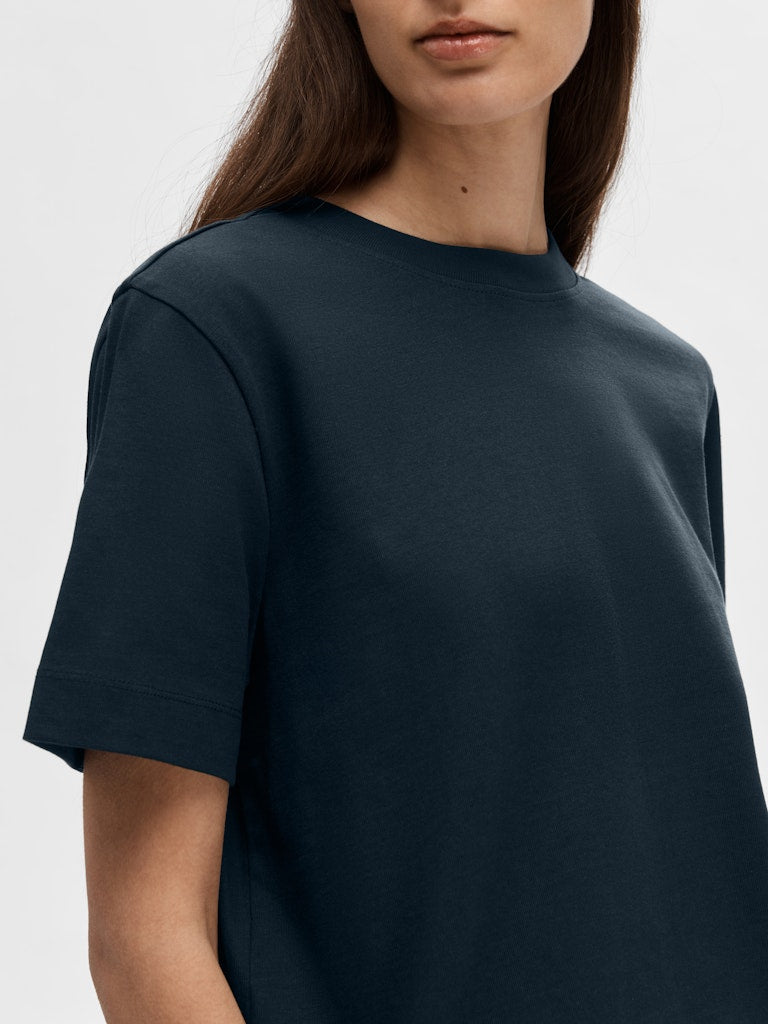 SLFESSENTIAL SS BOXY TEE NOOS