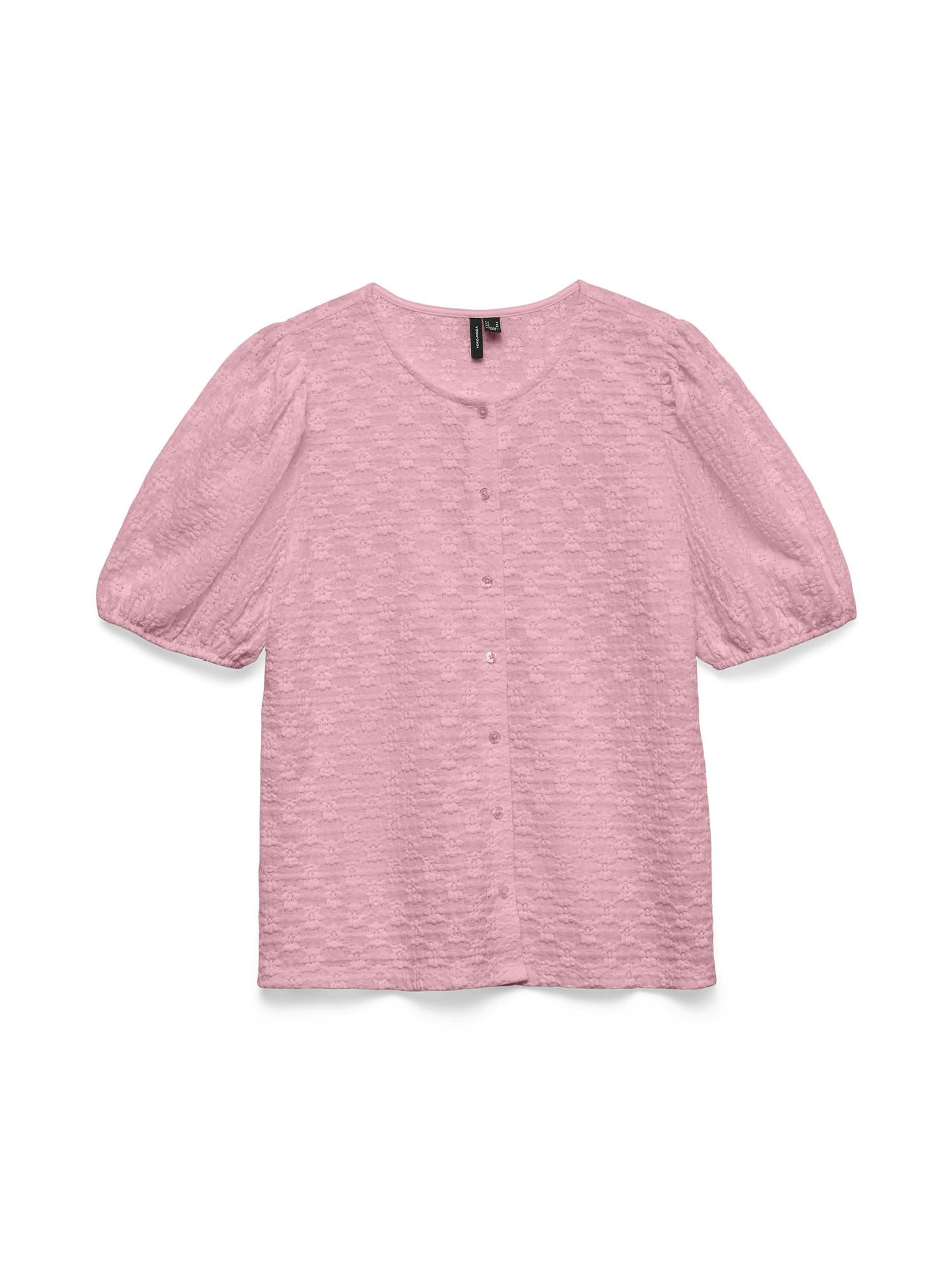 VMFlower Ss O-Neck Top Jrs Exp SB6