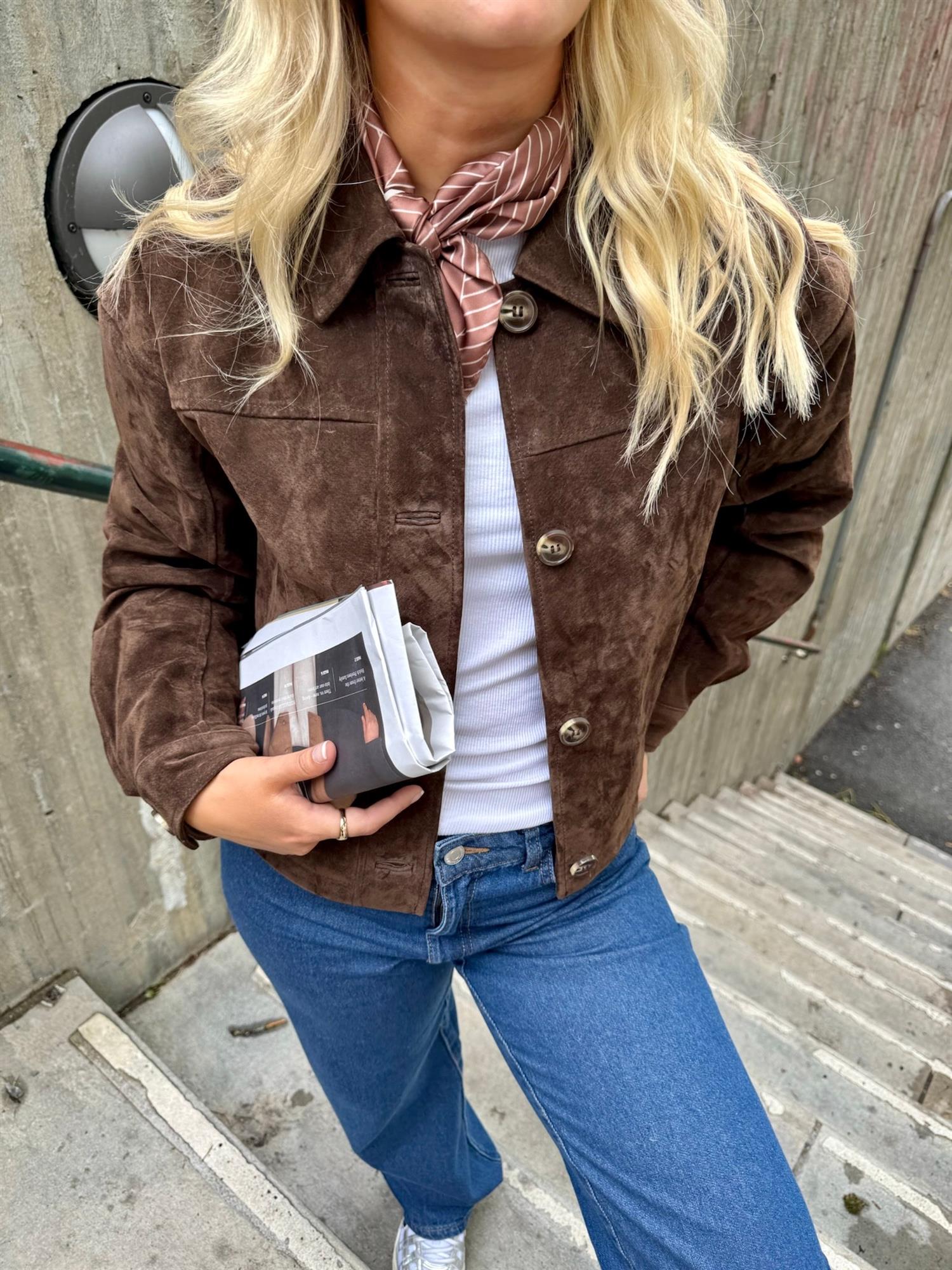 VMRoycestine Short Suede Jacket