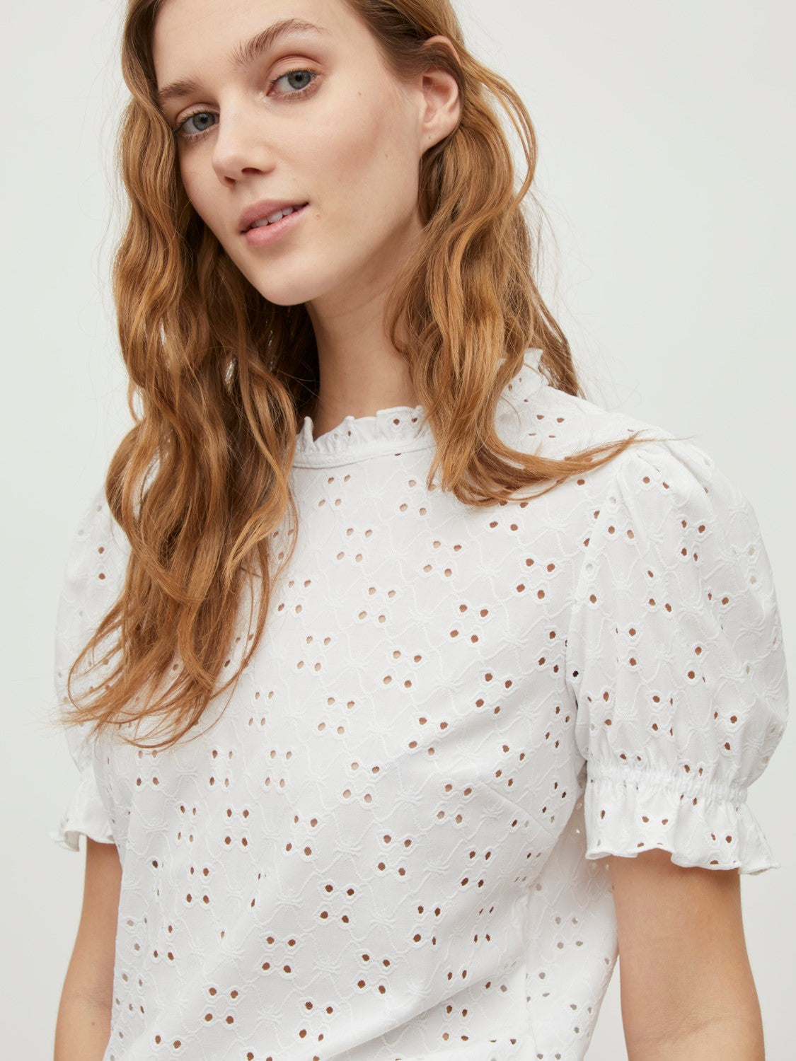 VIKAWA S/S FLOUNCE TOP
