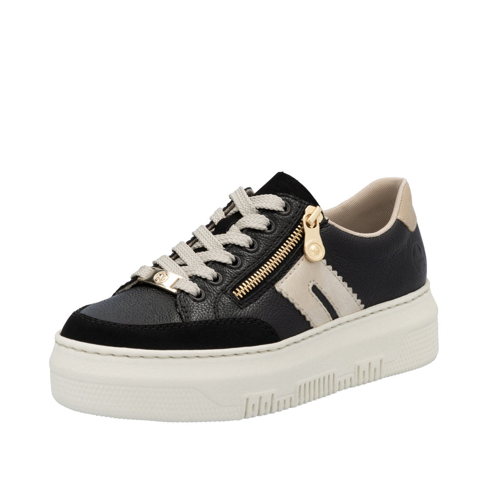 Sneaker Med Snøring Og Glidelås
