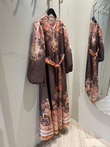 Frime Lang Paisley Kjole