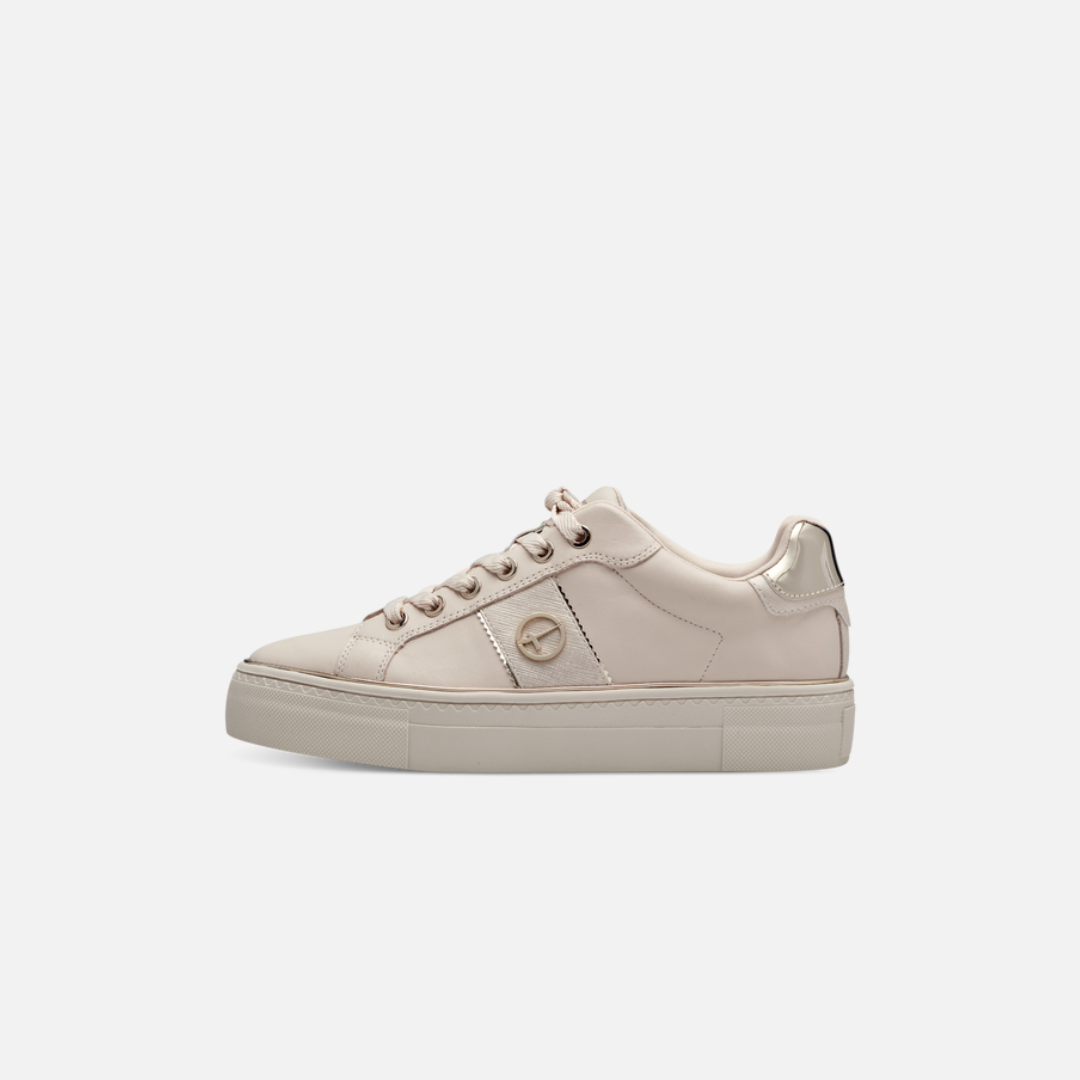 OFF WHITE TAMARIS SNEAKERS MED RUND LOGO