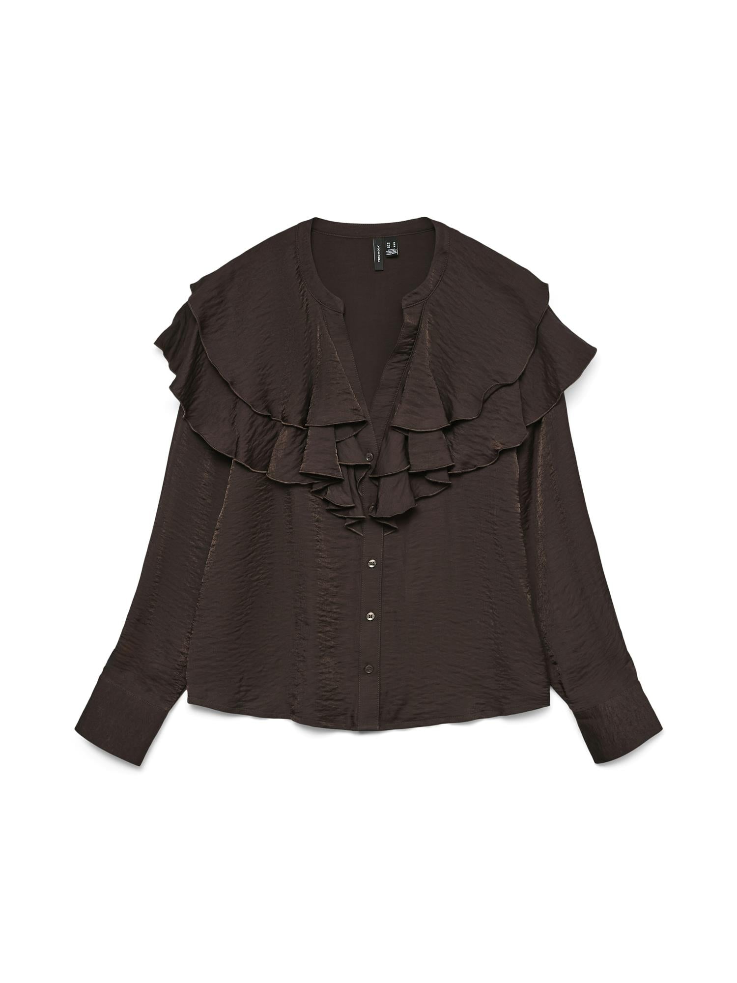 VMLizzi LS Flounce Top Wvn GA