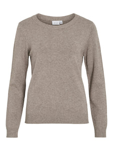 VIRIL O-NECK L/S KNIT TOP - NOOS