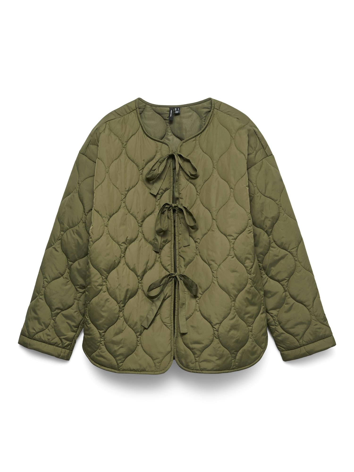 VMsabine Ls Quilted Tie Jacket Exp