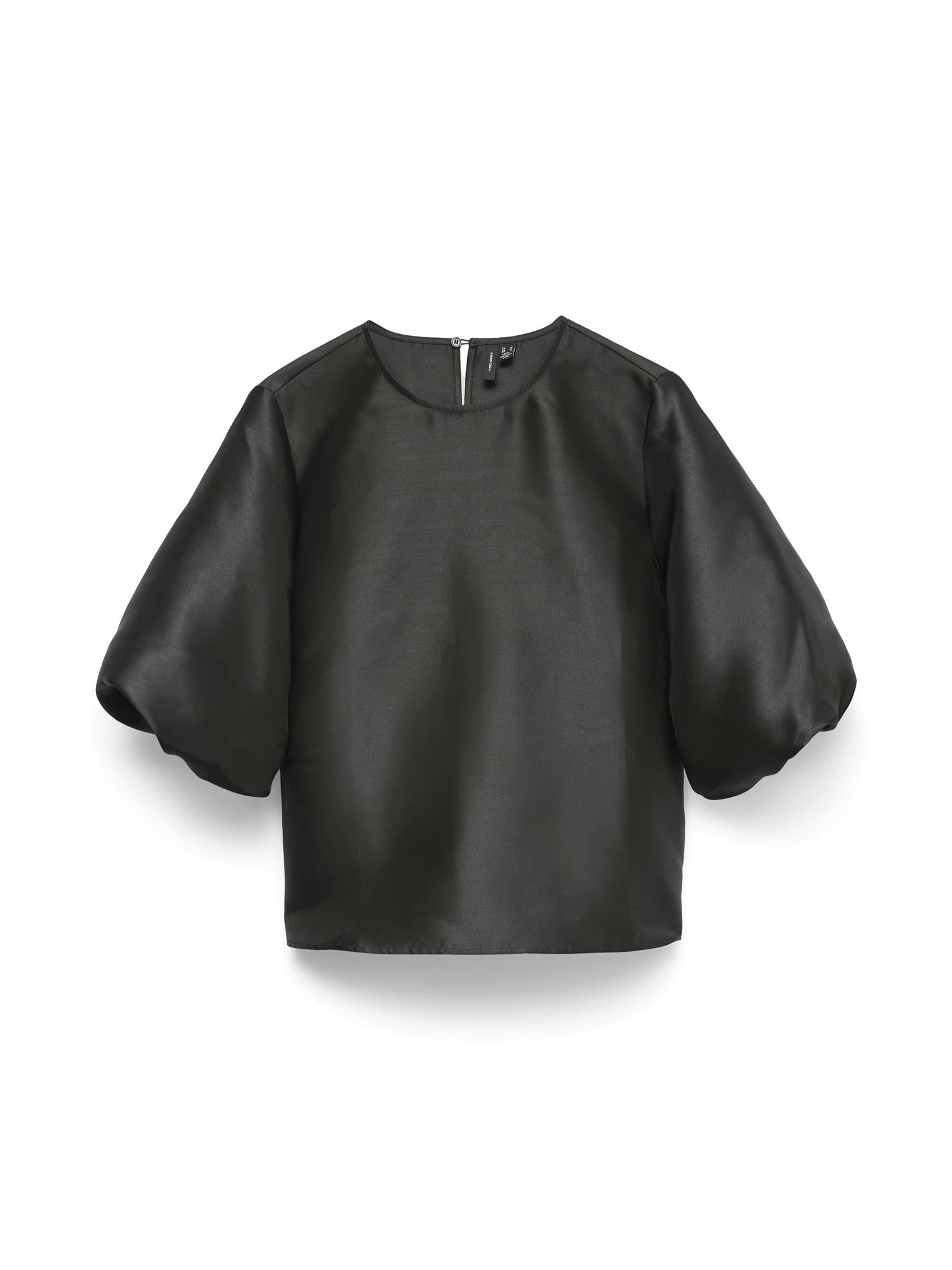 VMDaisy 2/4 O-Neck Top Wvn Exp SB6