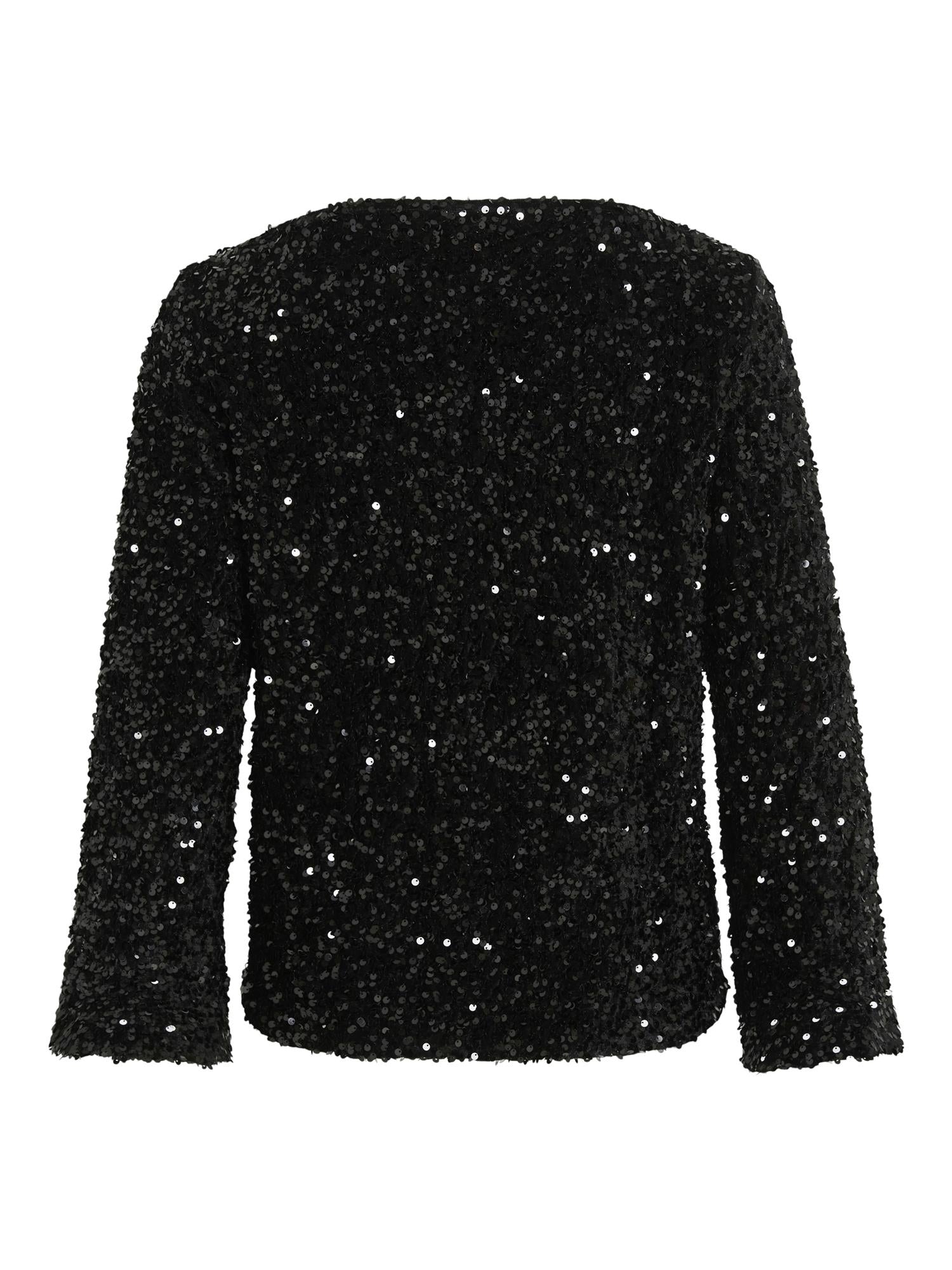 VIFaith Boat Neck LS Sequin Top/1