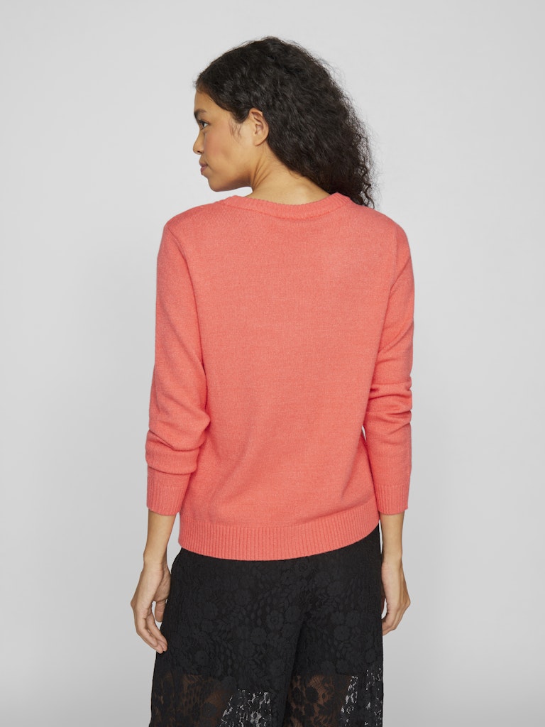 VIRIL O-NECK L/S KNIT TOP