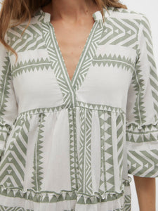 VMDicthe 3/4 Tunic Wvn Ga Noos