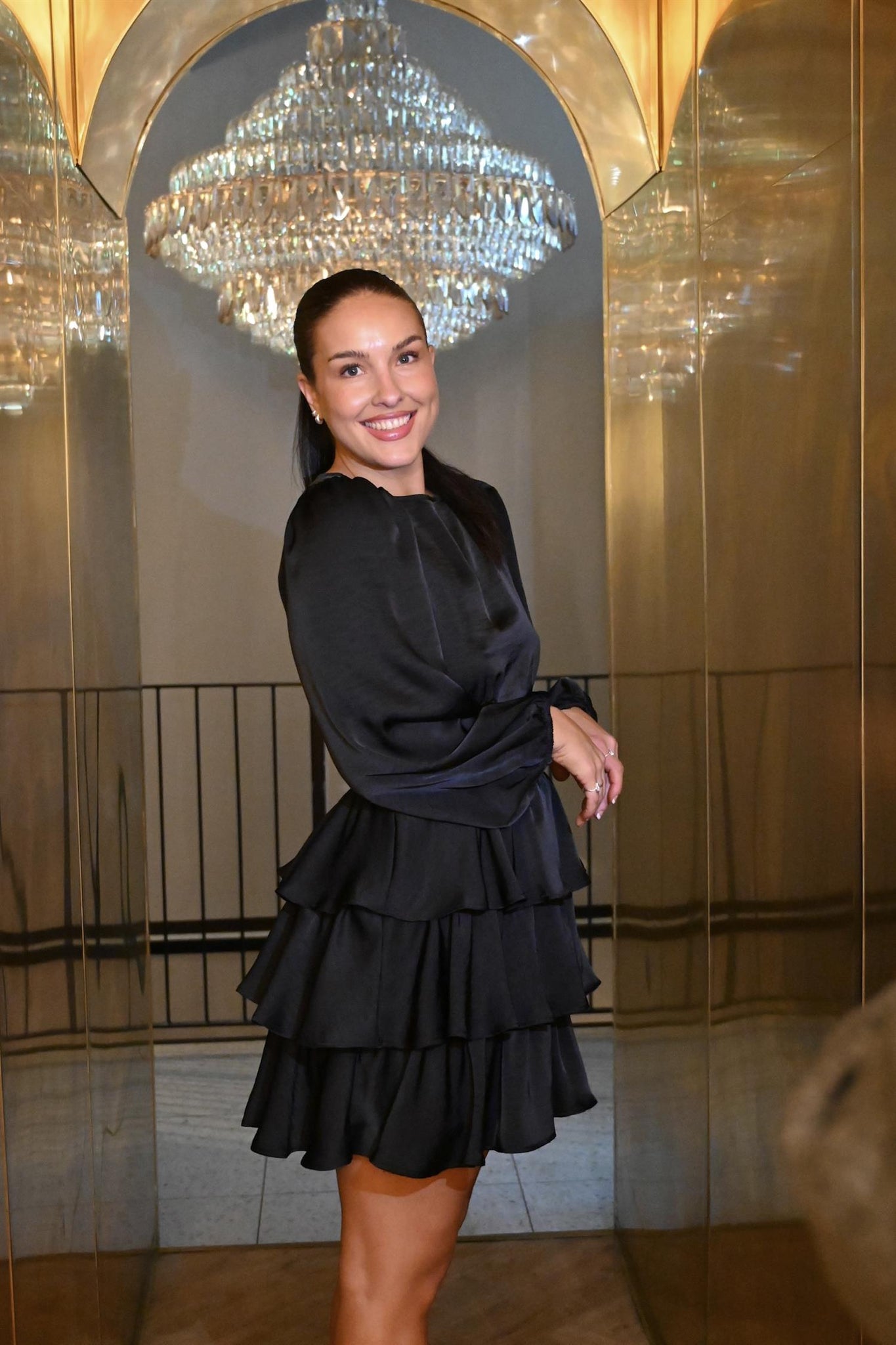 VMEmily Lise LS Short Dress WVN EXP SB8