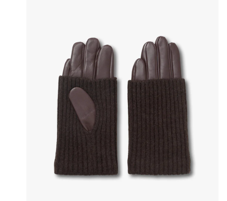 Day Leather Knit Glove