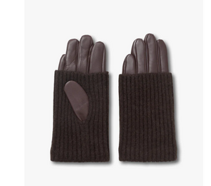 Day Leather Knit Glove