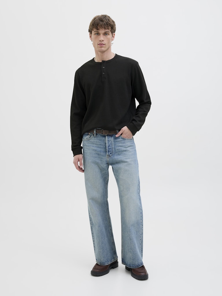 JJEdover Henley LS Tee