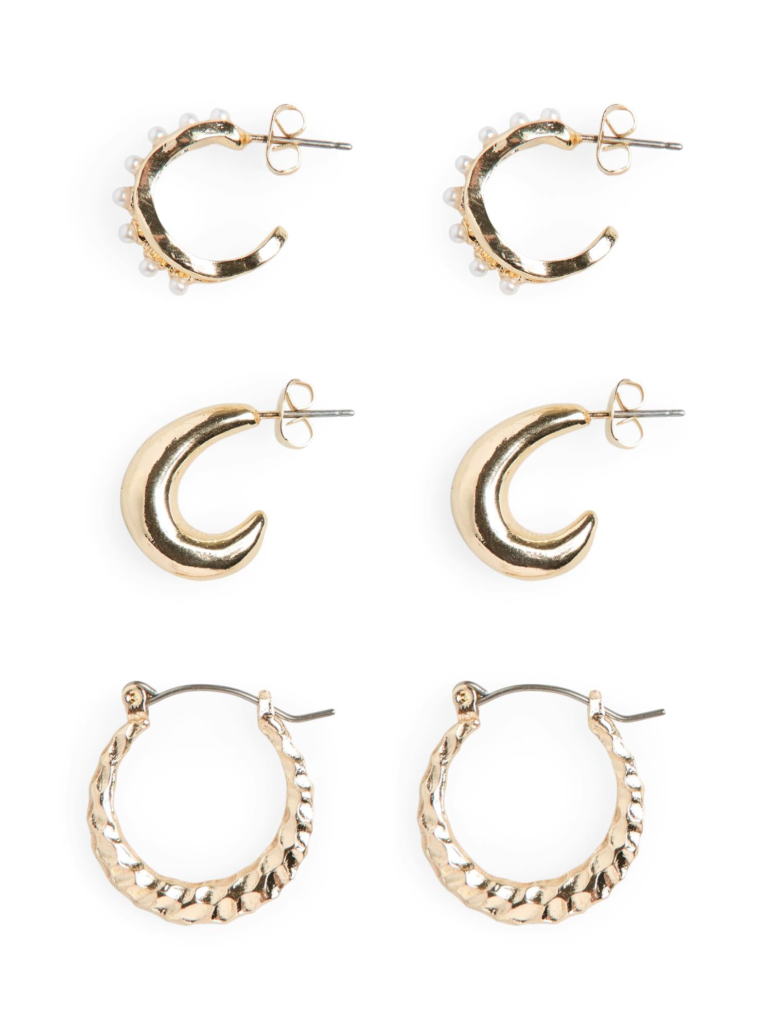 PCALINA EARRING 3-PACK D2D