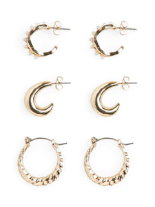 PCALINA EARRING 3-PACK D2D