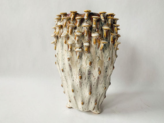 VASE KERAMIKK HØY ORGANISK 21X28CM