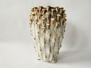 VASE KERAMIKK HØY ORGANISK 21X28CM
