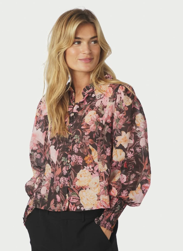 Gilda Big Flower Blouse