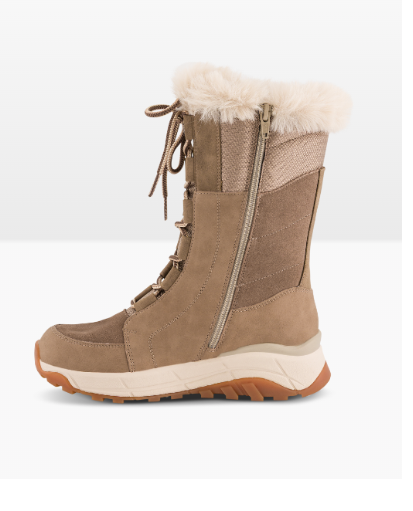 Vinterstøvlett M Snøring Og Glidelås