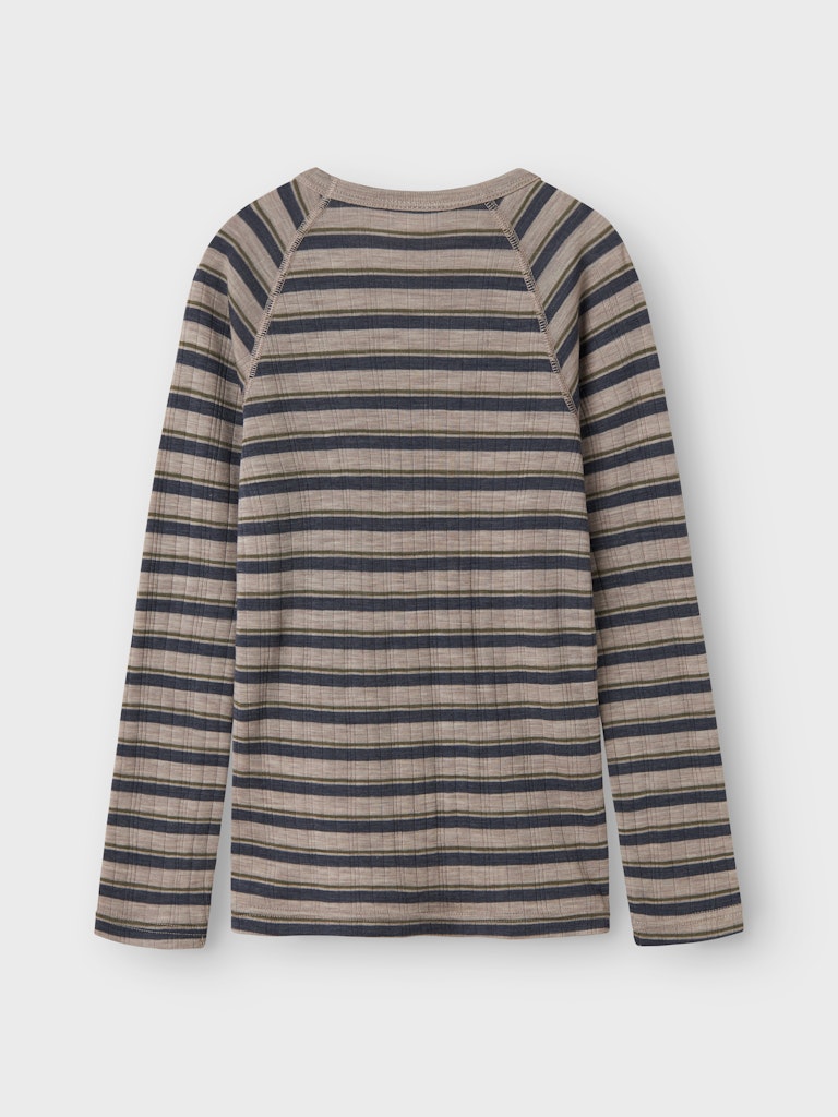 NKMWang Wool Needle LS Top Stripe