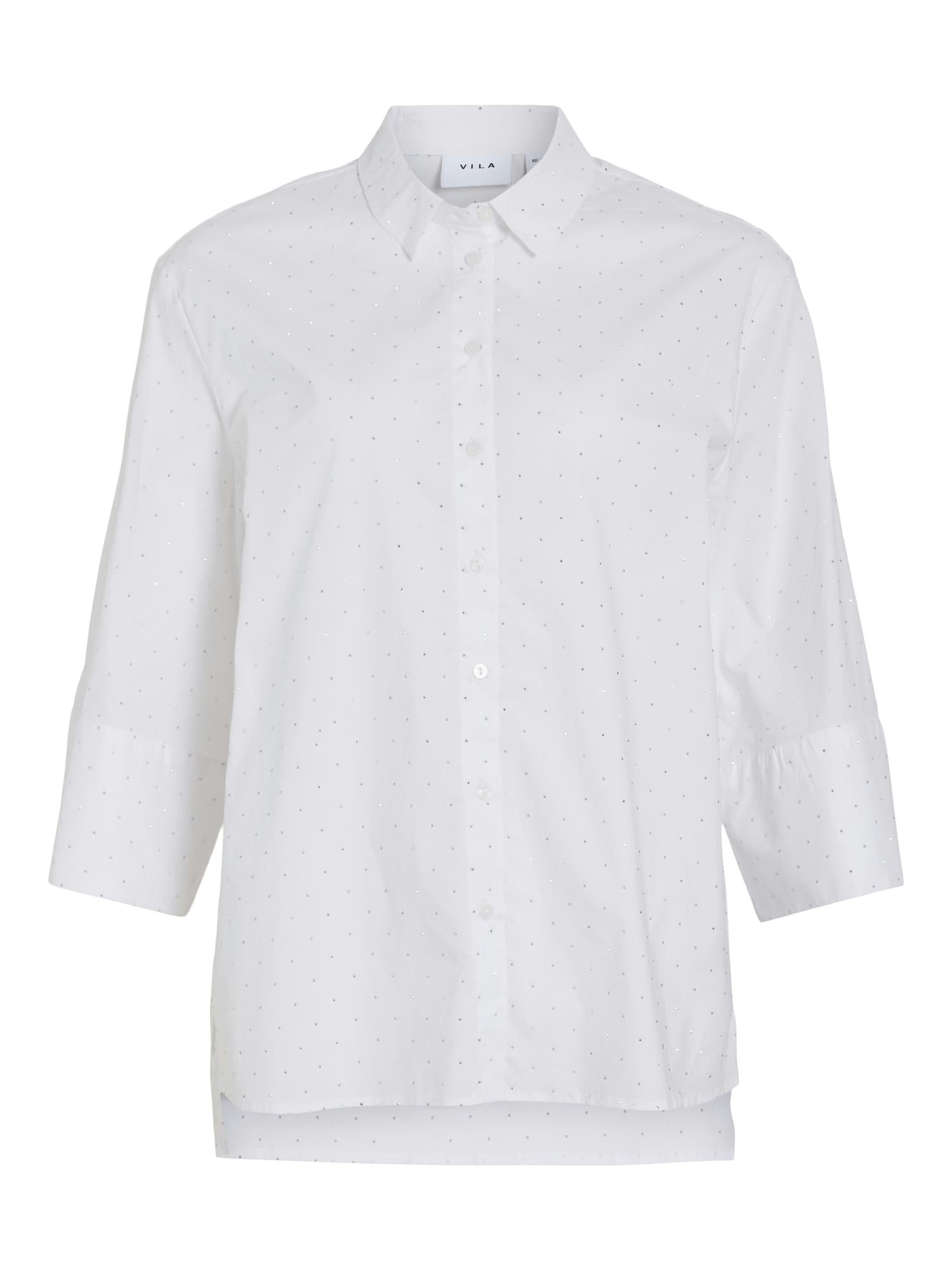 VIPoppi 3/4 Rhinestone Loose Shirt