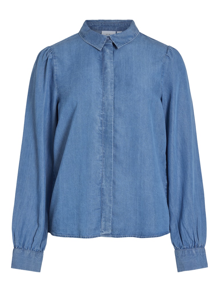 VIGivani L/S Placket Denim Shirt