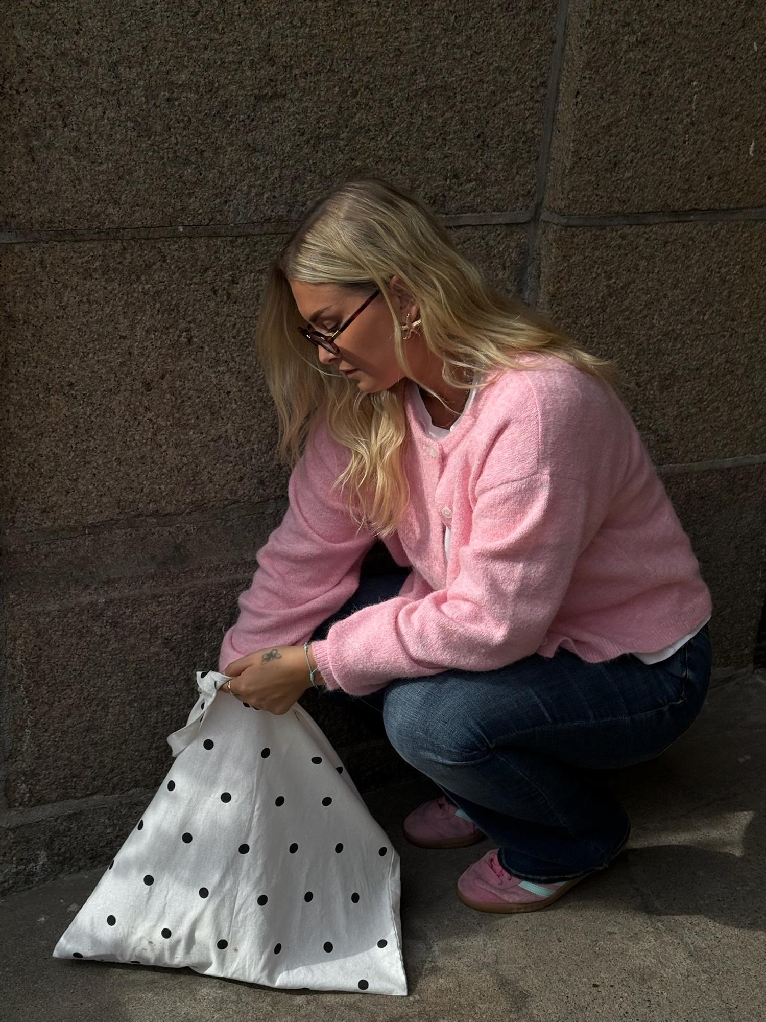 VMHope LS O-Neck Button Cardigan SB