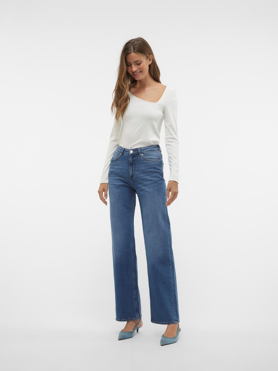 VMTESSA HR WIDE JEANS RA380 GA NOOS