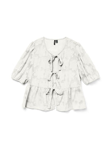 VMGabi 2/4 Floral Bow Top
