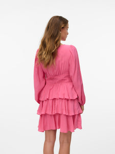 VMLise Boatneck Short Dress Exp Ga Air