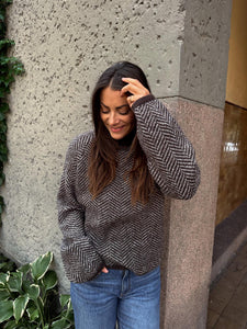 VILory High Neck L/S Knit Top