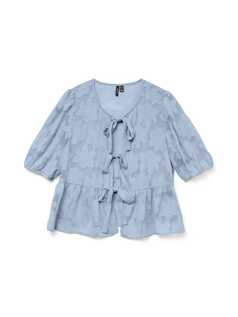 VMGabi 2/4 Floral Bow Top