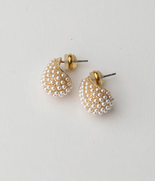 Drop Pearl Earrings small