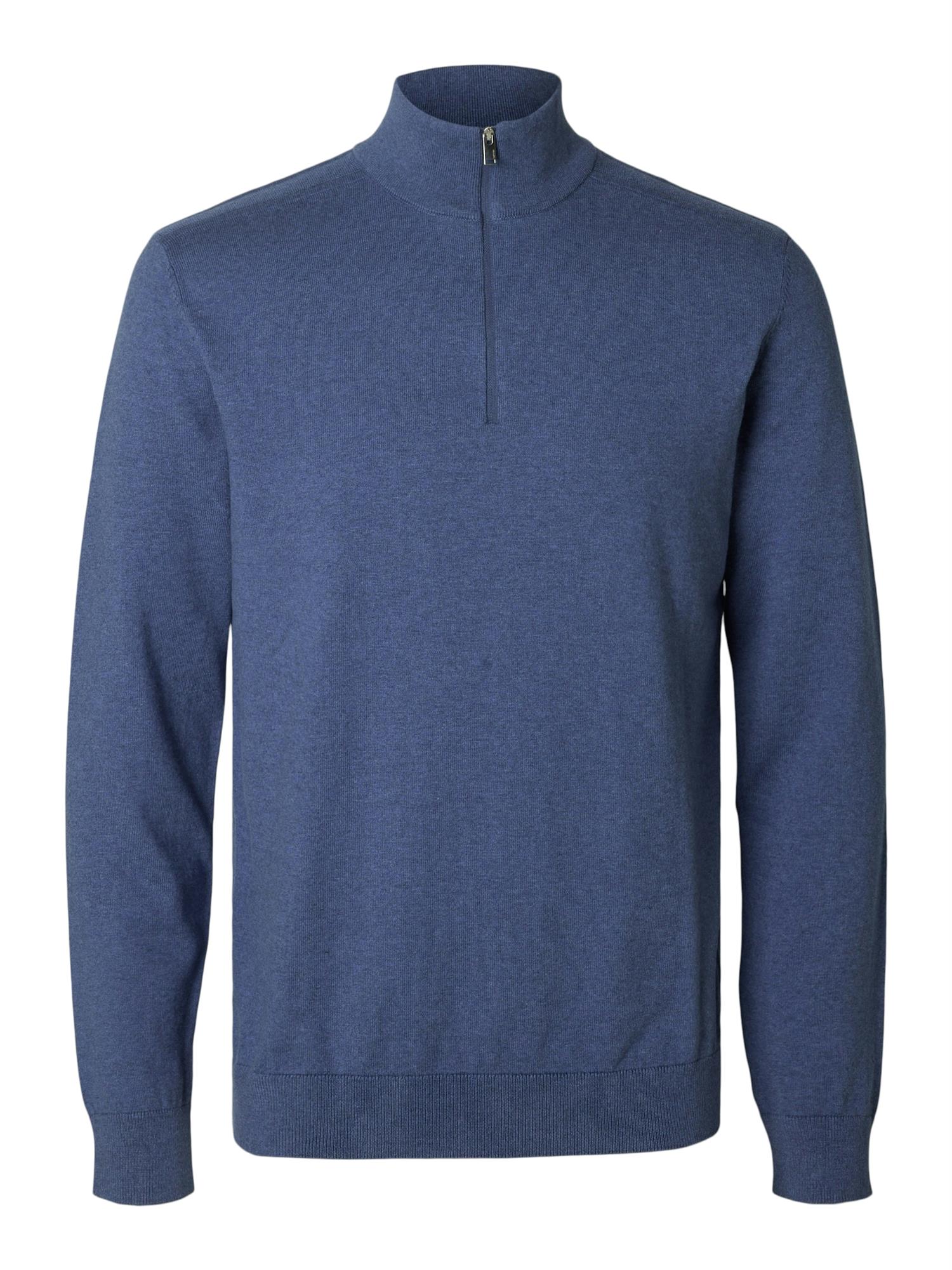 SLHBERG HALF ZIP CARDIGAN NOOS