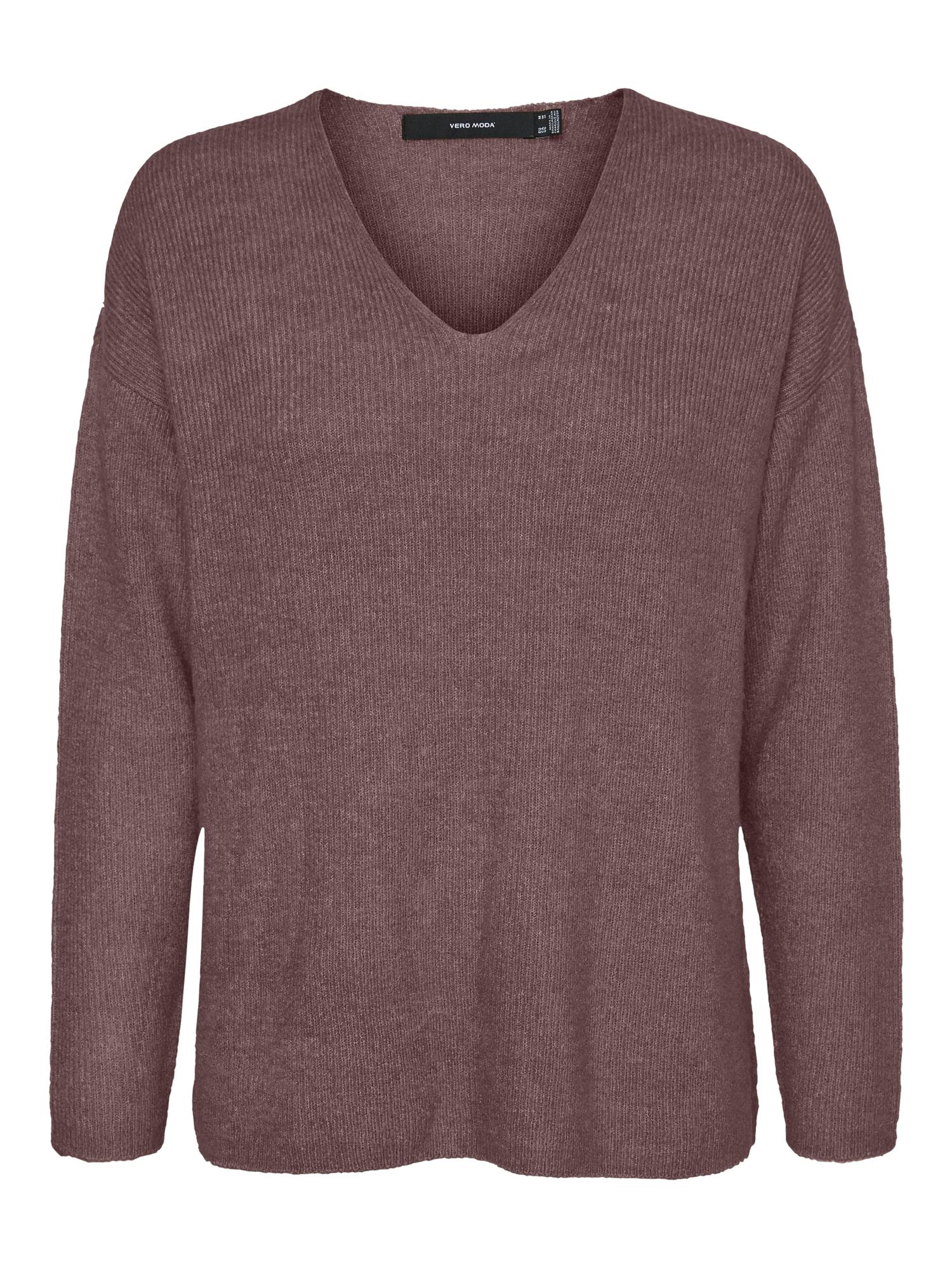 VMCREWLEFILE LS V-NECK BLOUSE NOOS