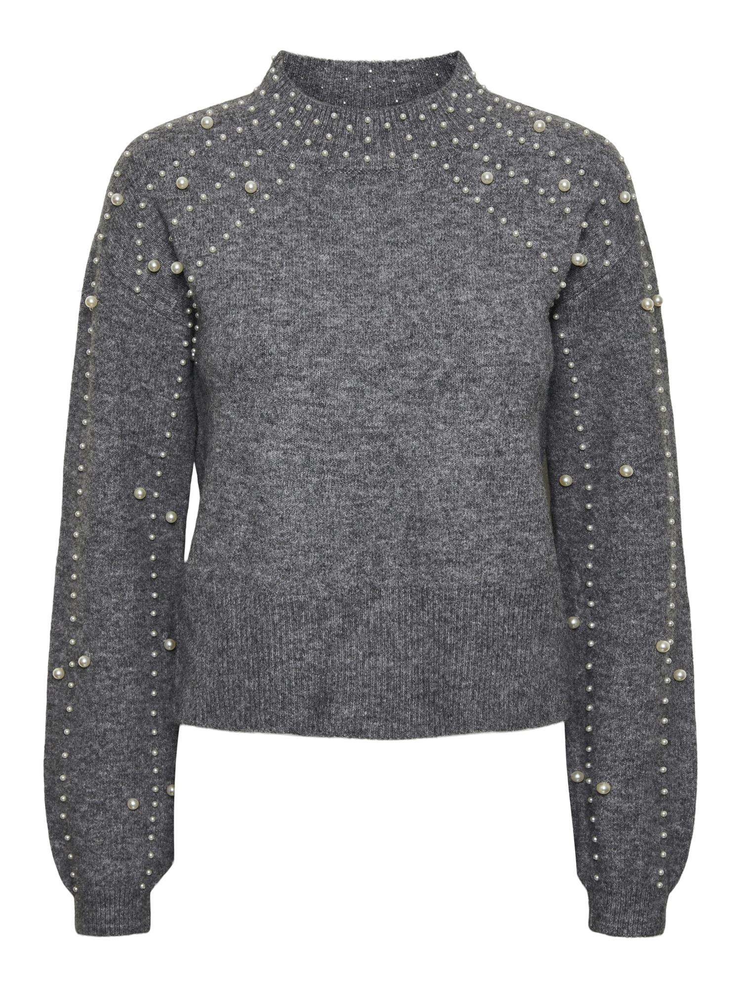 PCRea LS High Neck Pearl Knit BC
