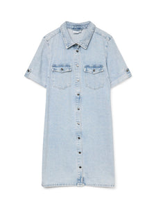 VMJennie SS Short Denim Dress Ga Noos