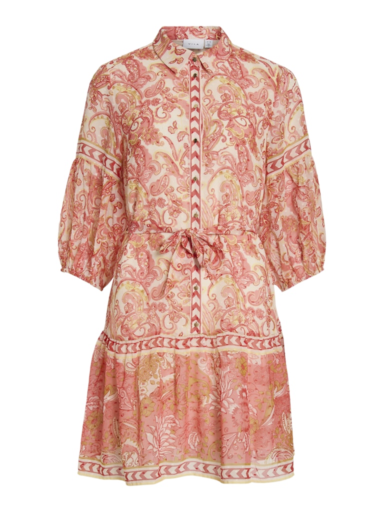VIPraya Printed Short Dress /LN/1