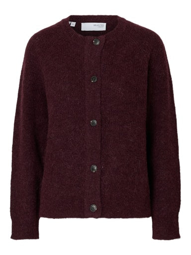 SLFLULU LS KNIT SHORT CARDIGAN