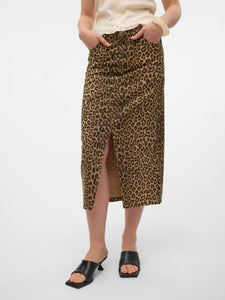 VMVERI HR LEO CALF SKIRT