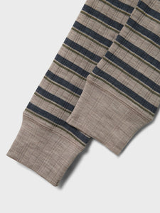 NKMWang Wool Needle Longjohn Stripe