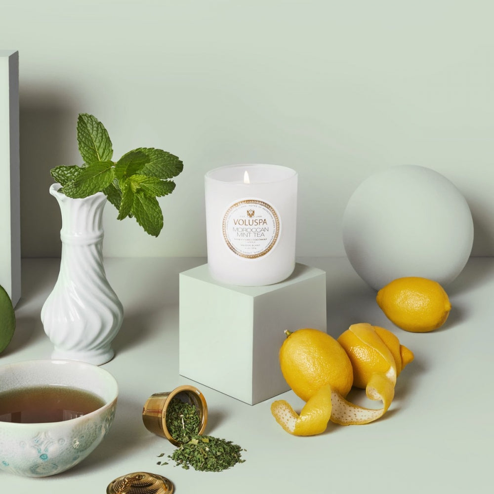 MOROCCAN MINT TEA, BOXED CANDLE