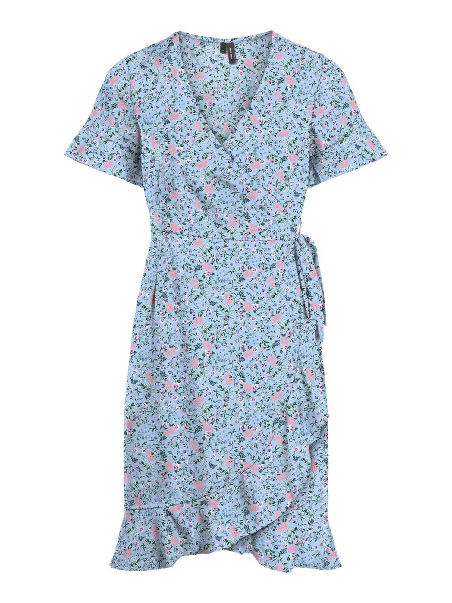 VMHENNA 2/4 WRAP FRILL DRESS